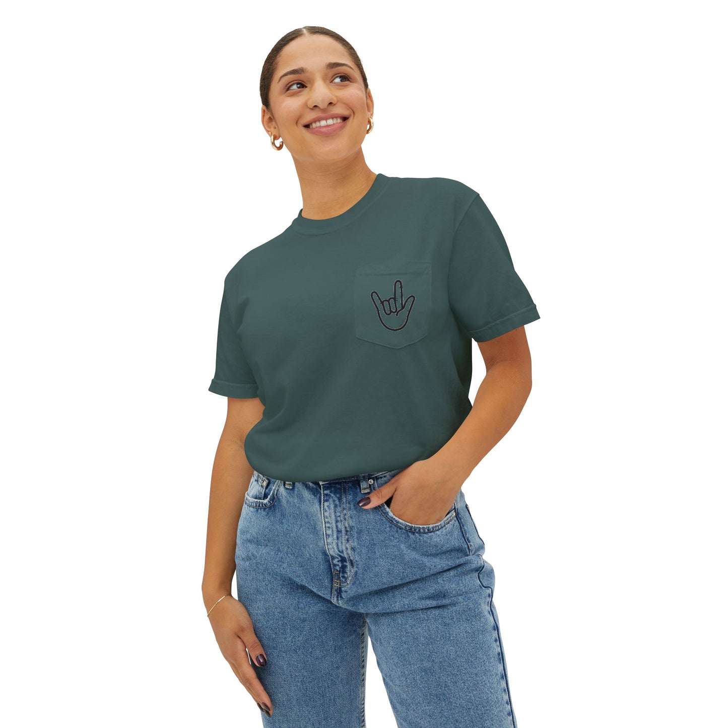 ILY Unisex Pocket T-Shirt