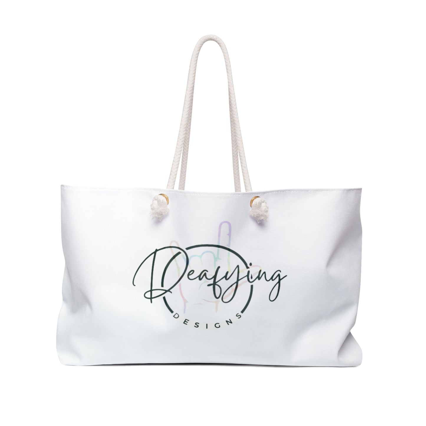 Deafying Designs Weekender Bag