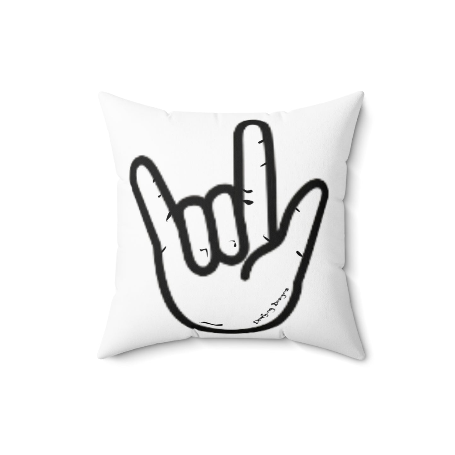 ILY Square Pillow