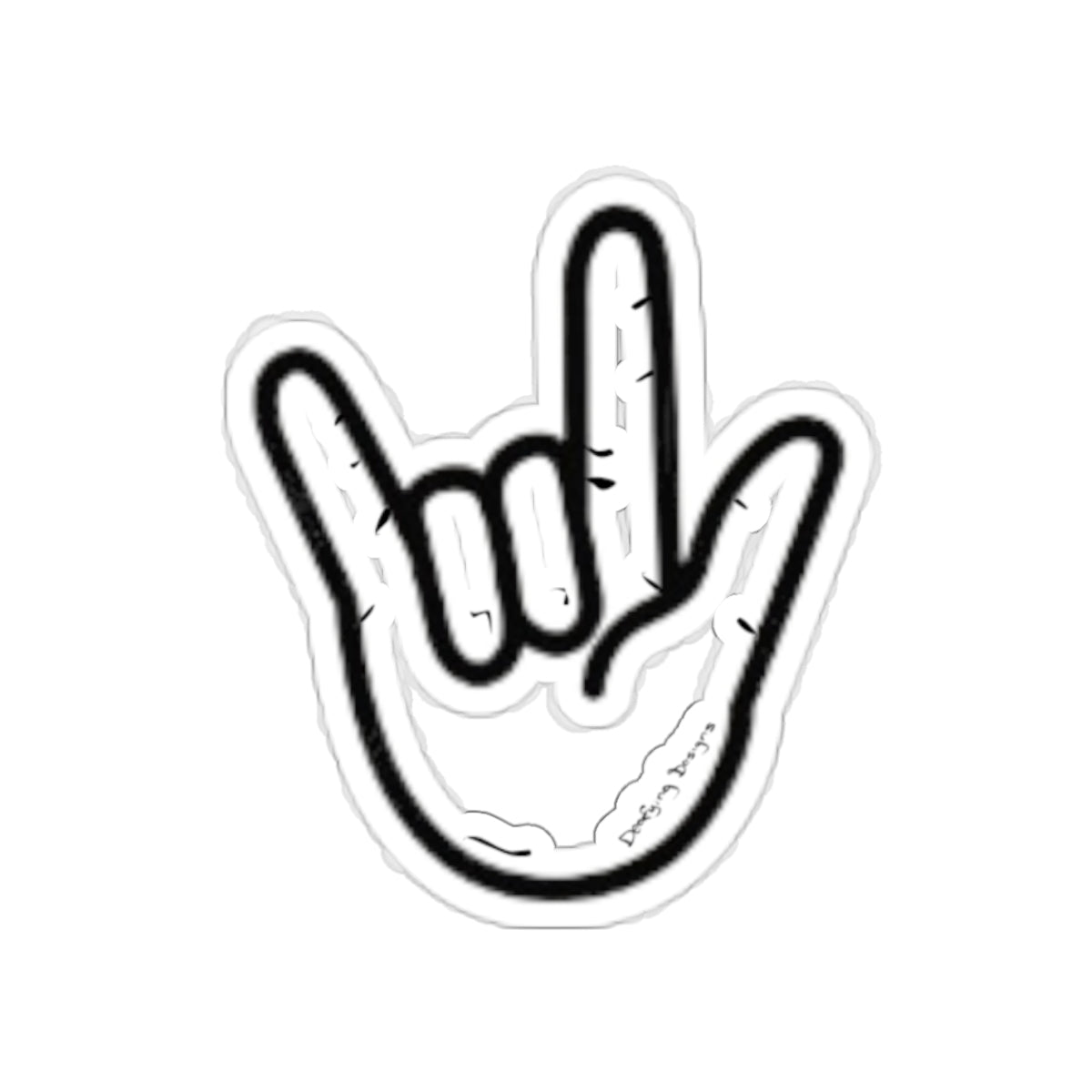 ILY Sticker