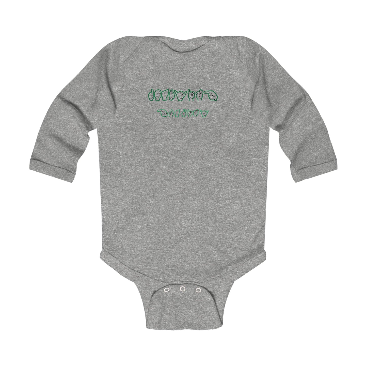 Deafying Gravity Infant Long-Sleeve Onesie