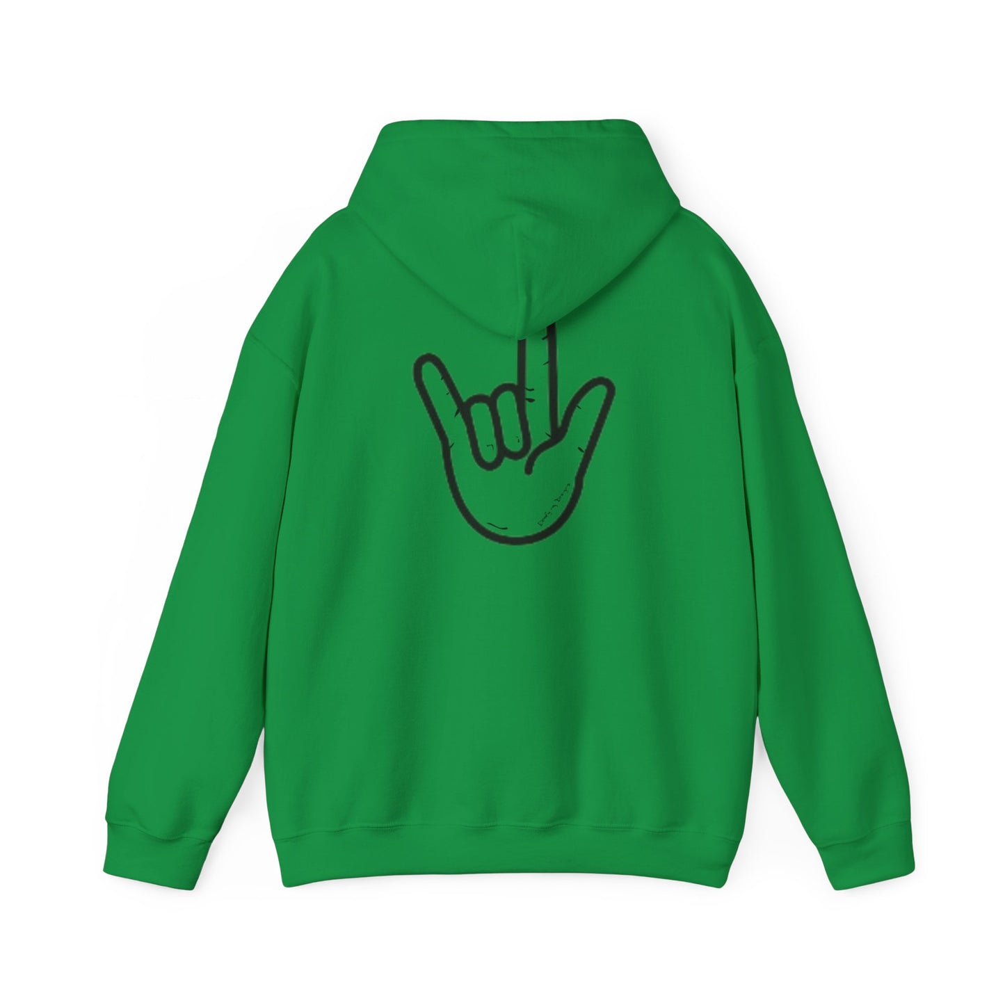 ILY Unisex Hooded Sweatshirt Front/Back
