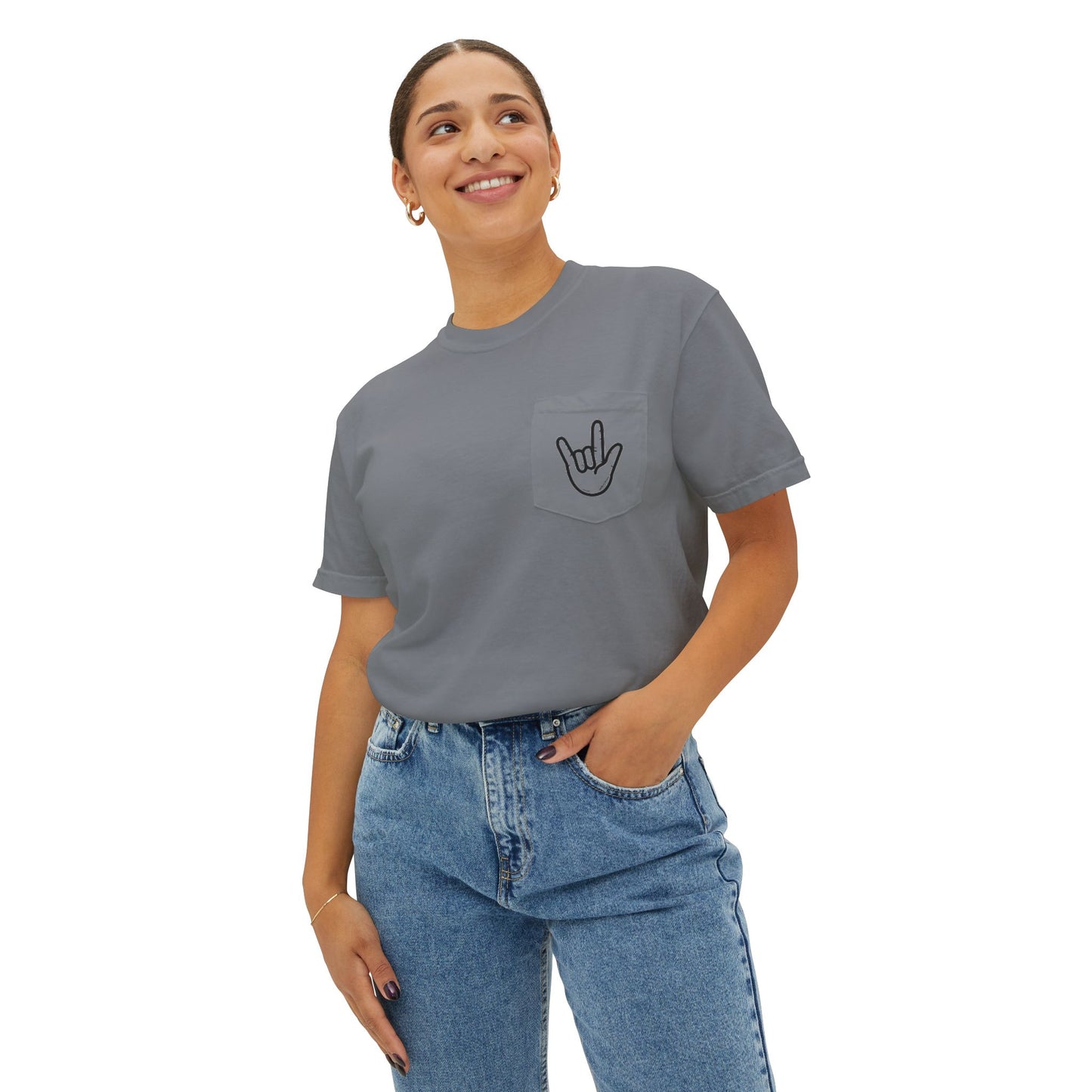 ILY Unisex Pocket T-Shirt