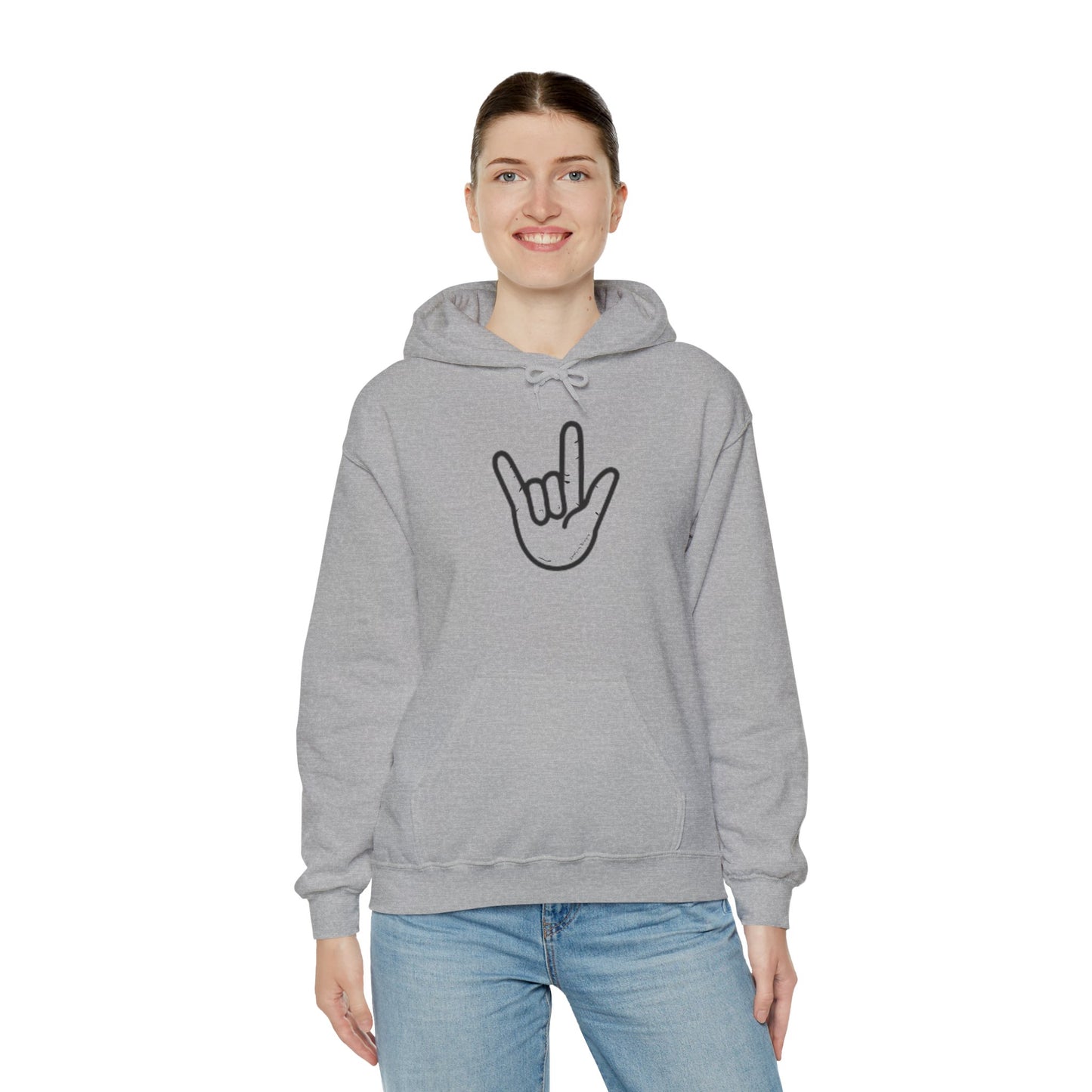 ILY Unisex Hooded Sweatshirt