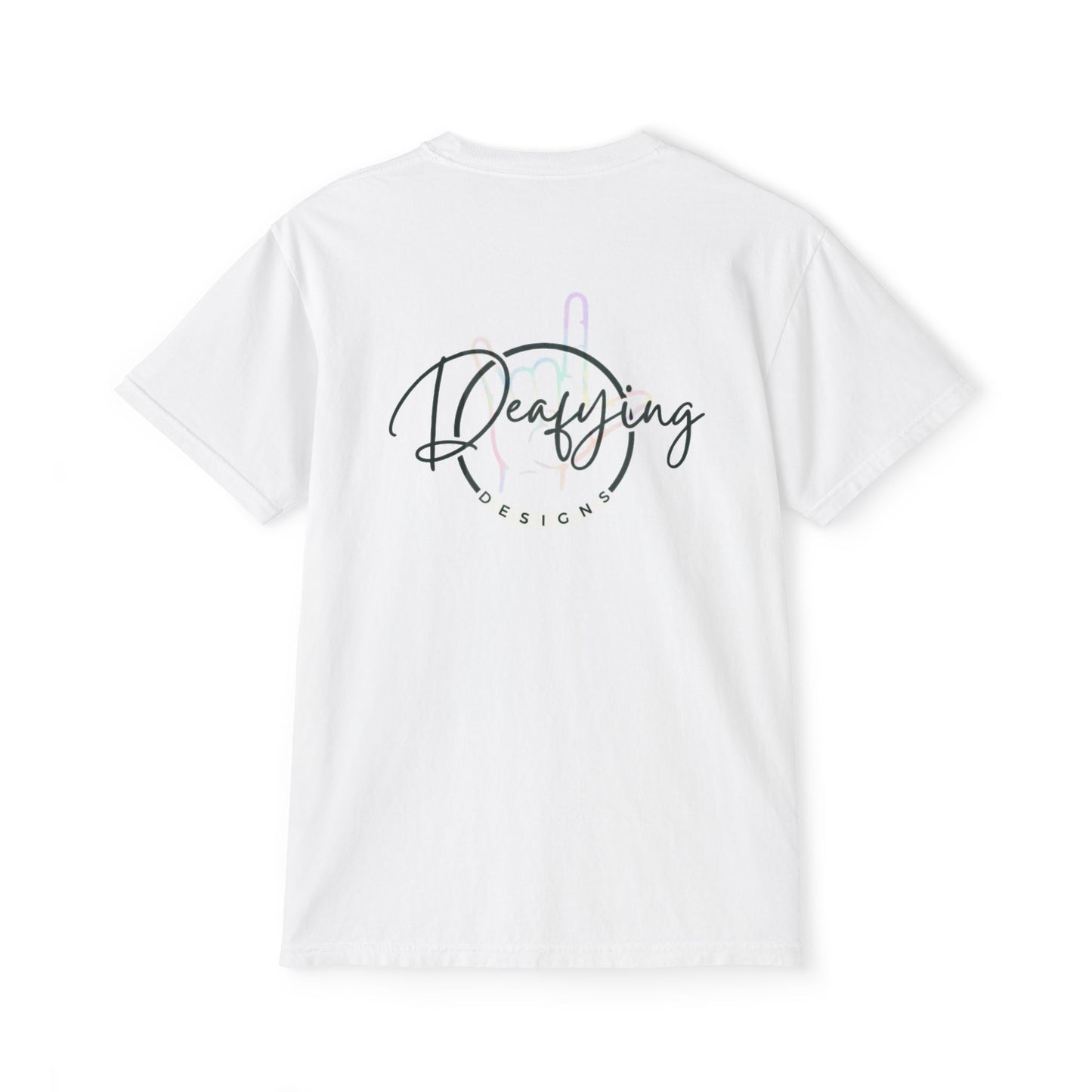 Deafying Designs Unisex Pocket T-Shirt