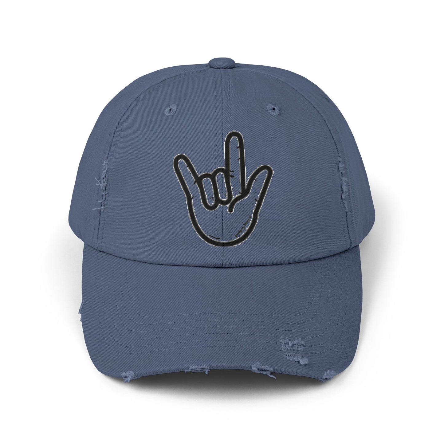ILY Unisex Distressed Baseball Hat