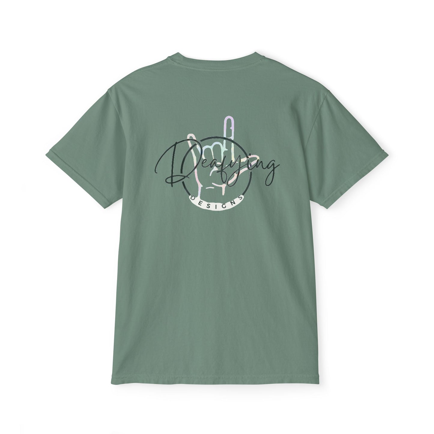 Deafying Designs Unisex Pocket T-Shirt