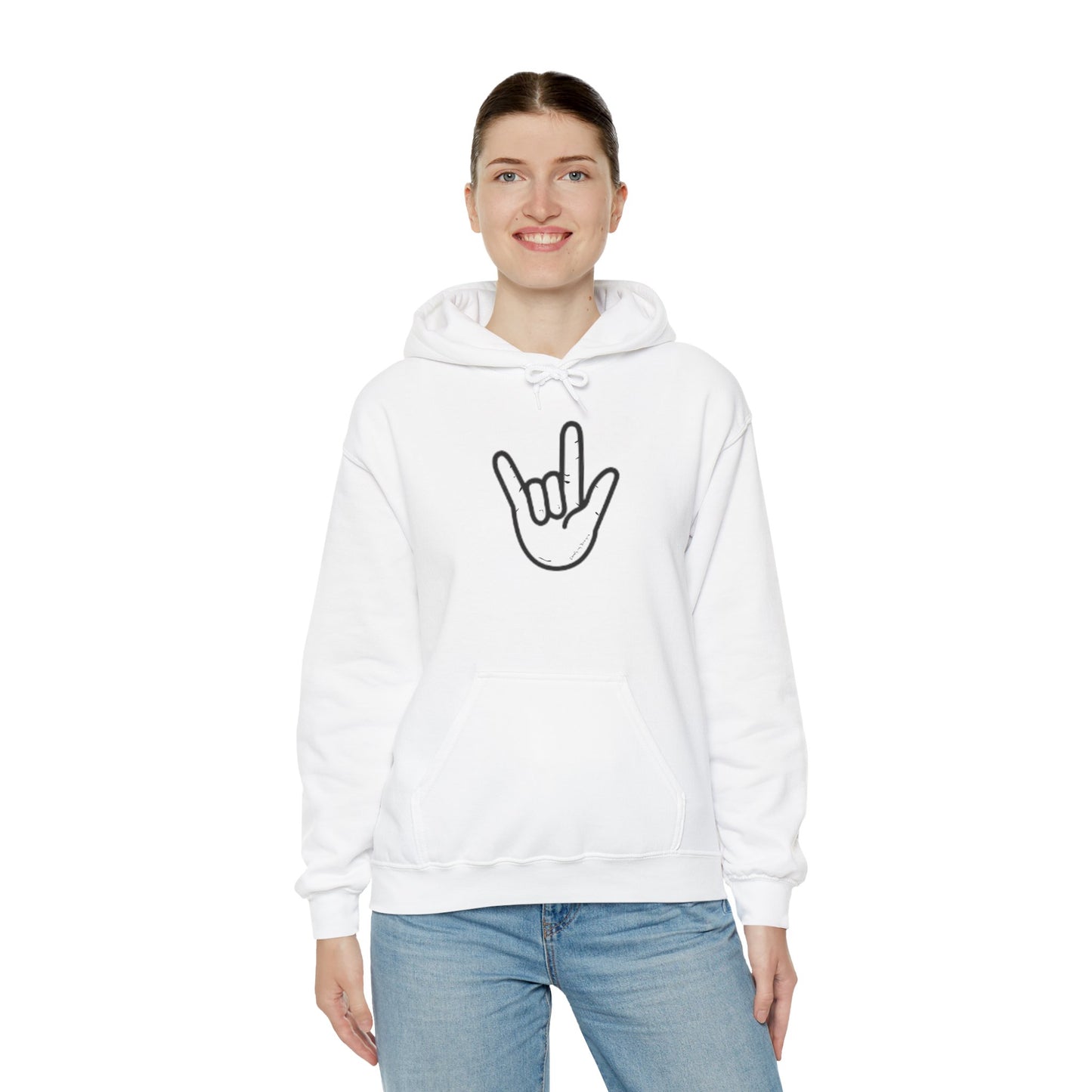 ILY Unisex Hooded Sweatshirt