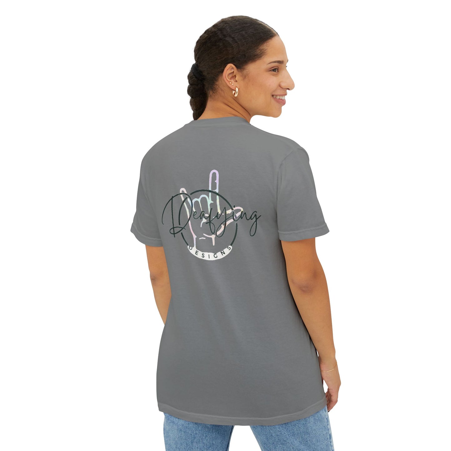 Deafying Designs Unisex Pocket T-Shirt