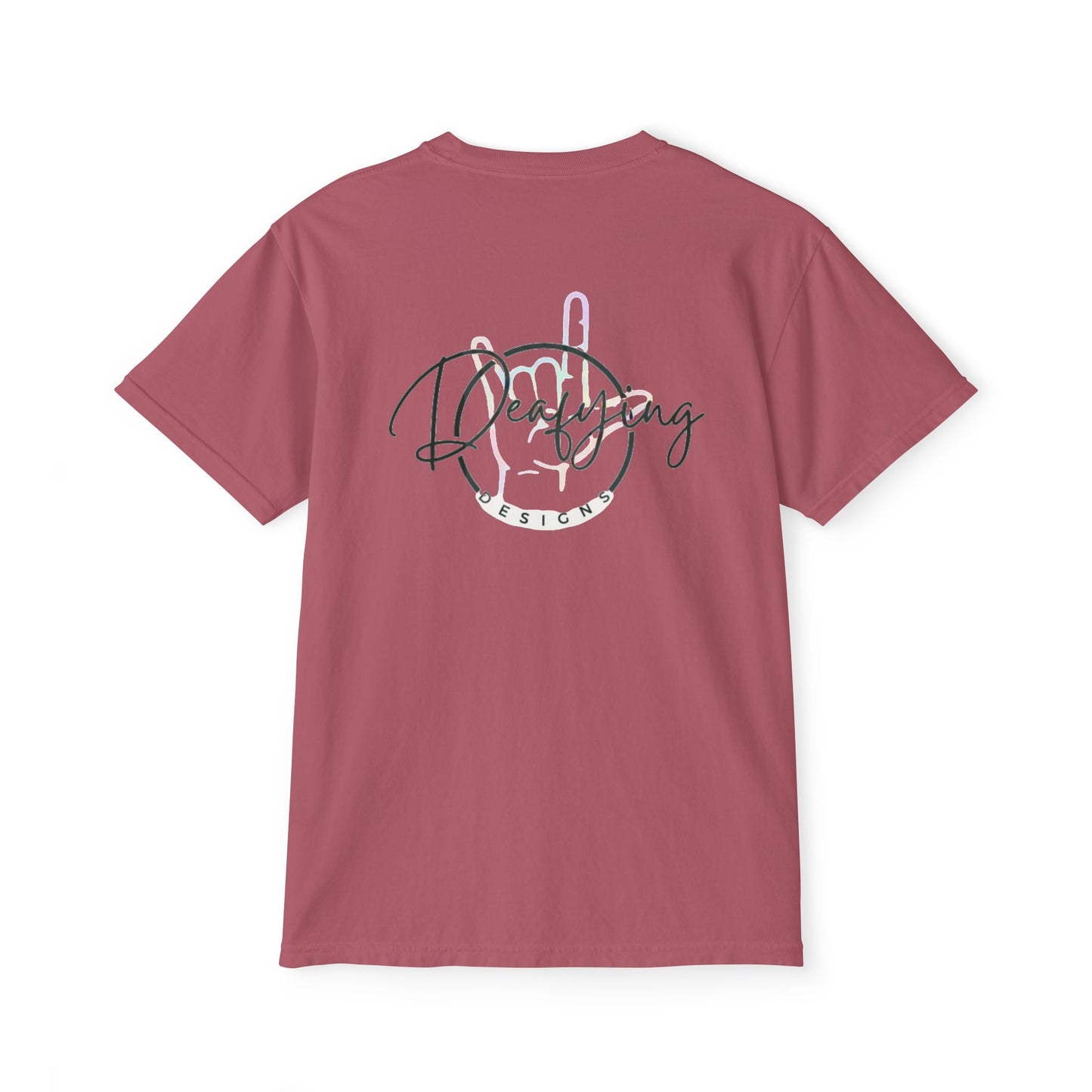 Deafying Designs Unisex Pocket T-Shirt