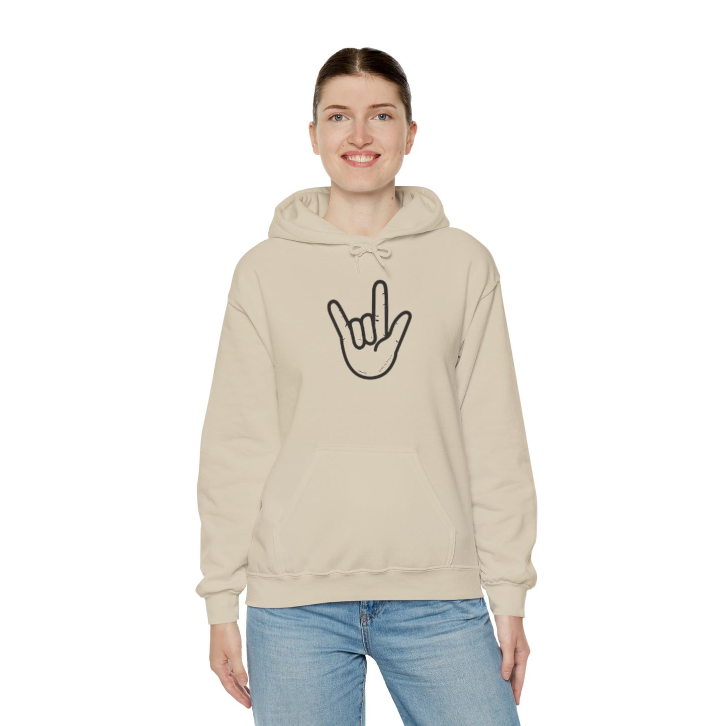 ILY Unisex Hooded Sweatshirt