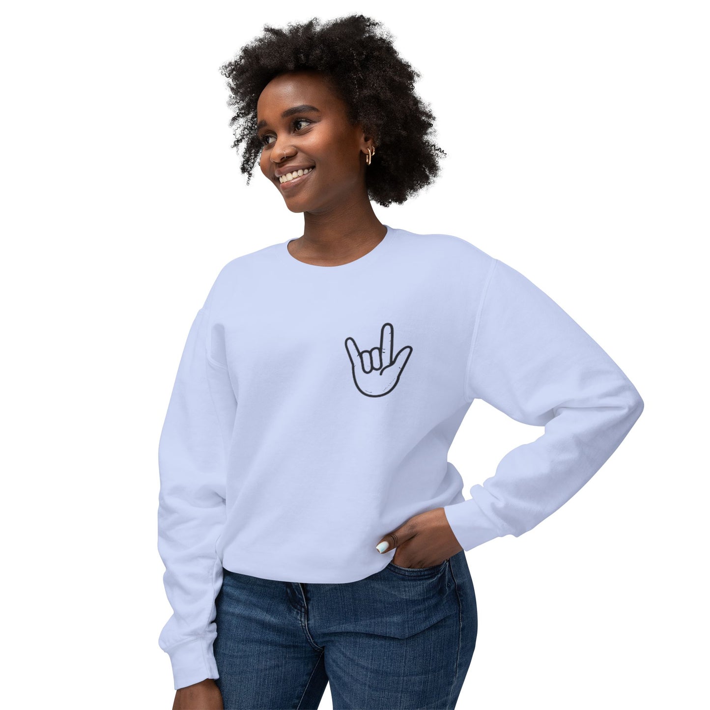 ILY Unisex Crewneck Front/Back