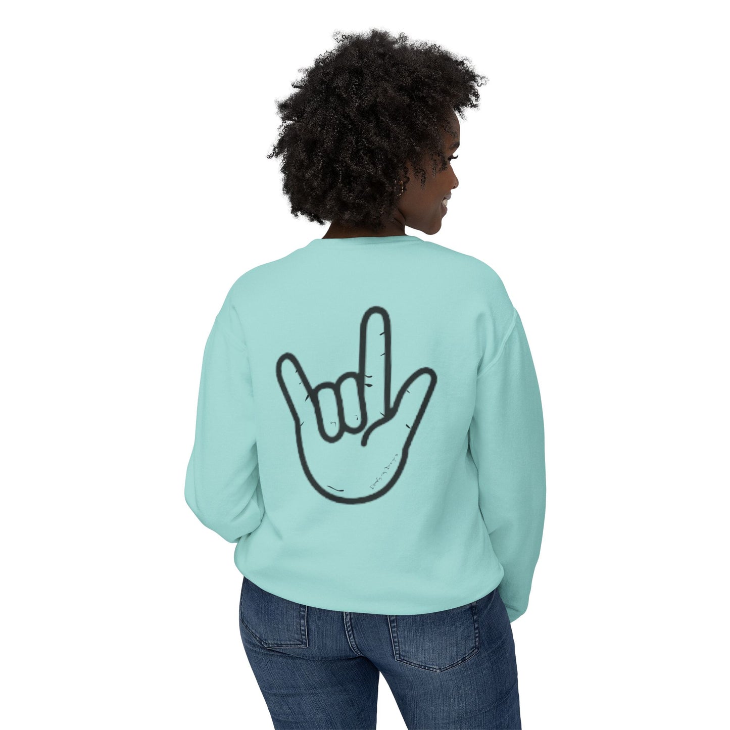 ILY Unisex Crewneck Front/Back