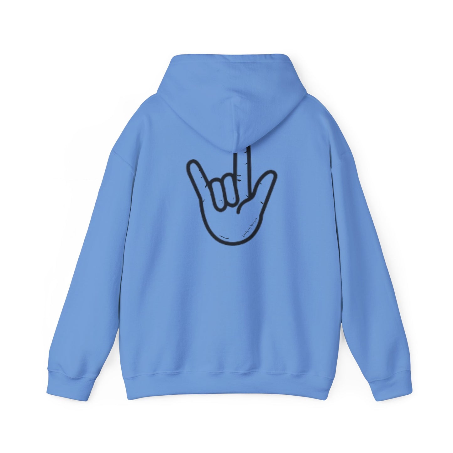ILY Unisex Hooded Sweatshirt Front/Back