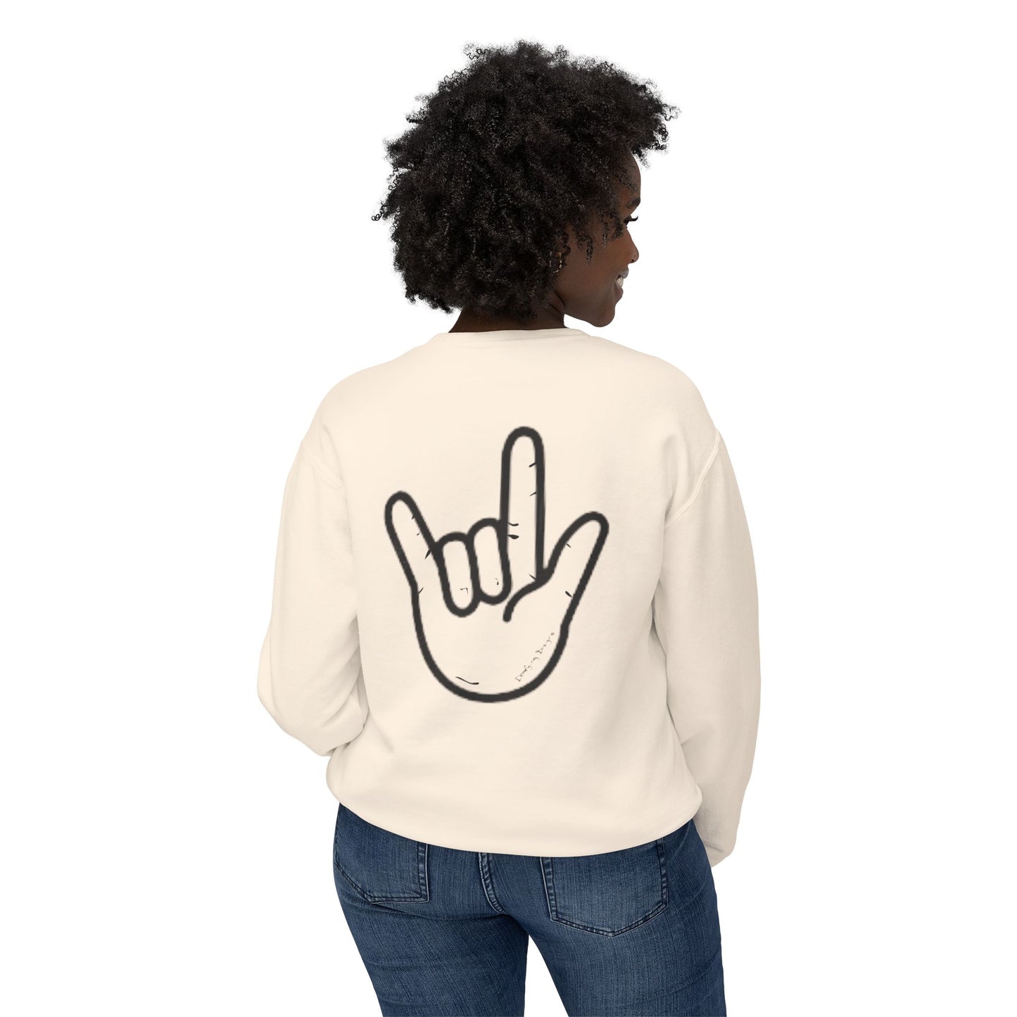 ILY Unisex Crewneck Front/Back