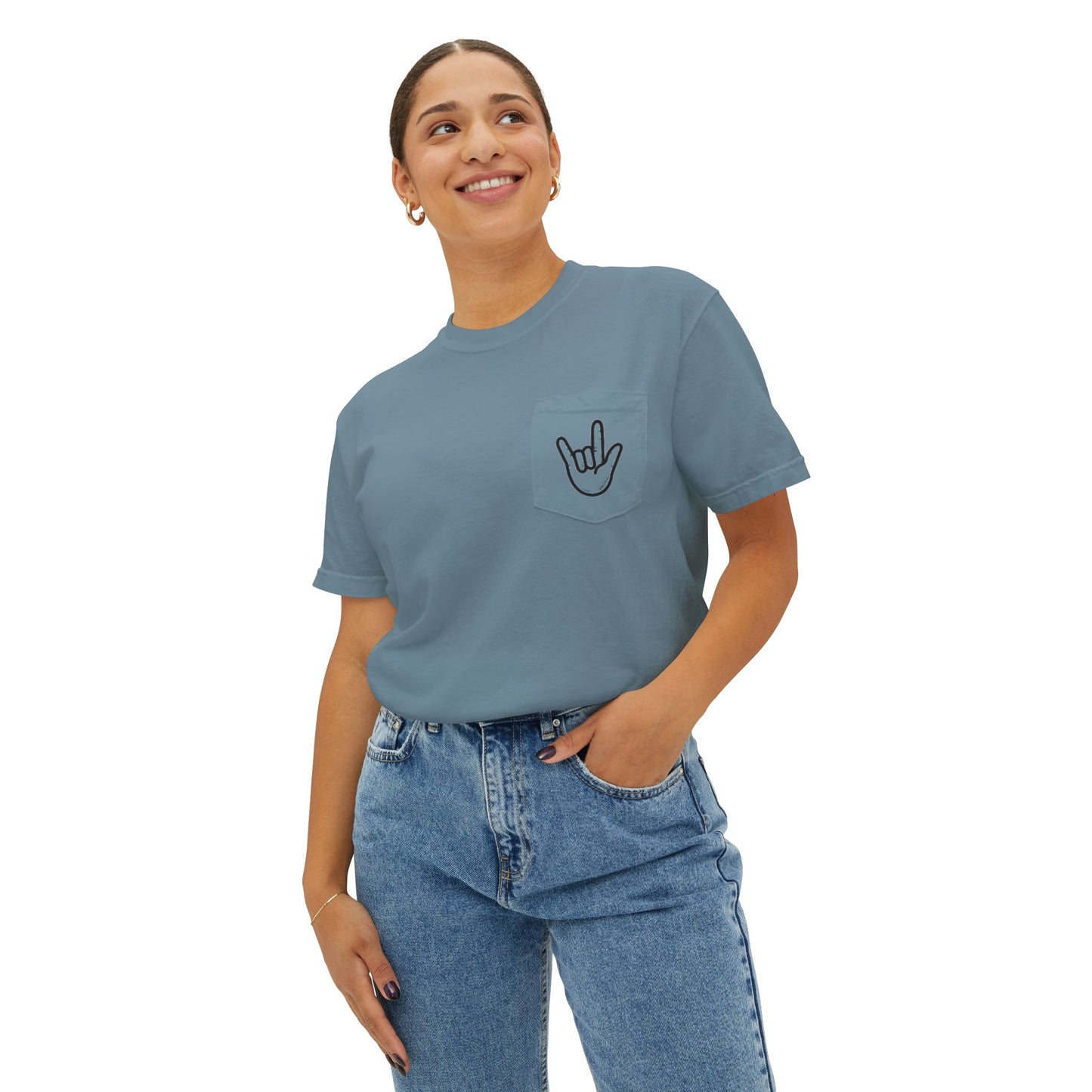 ILY Unisex Pocket T-Shirt