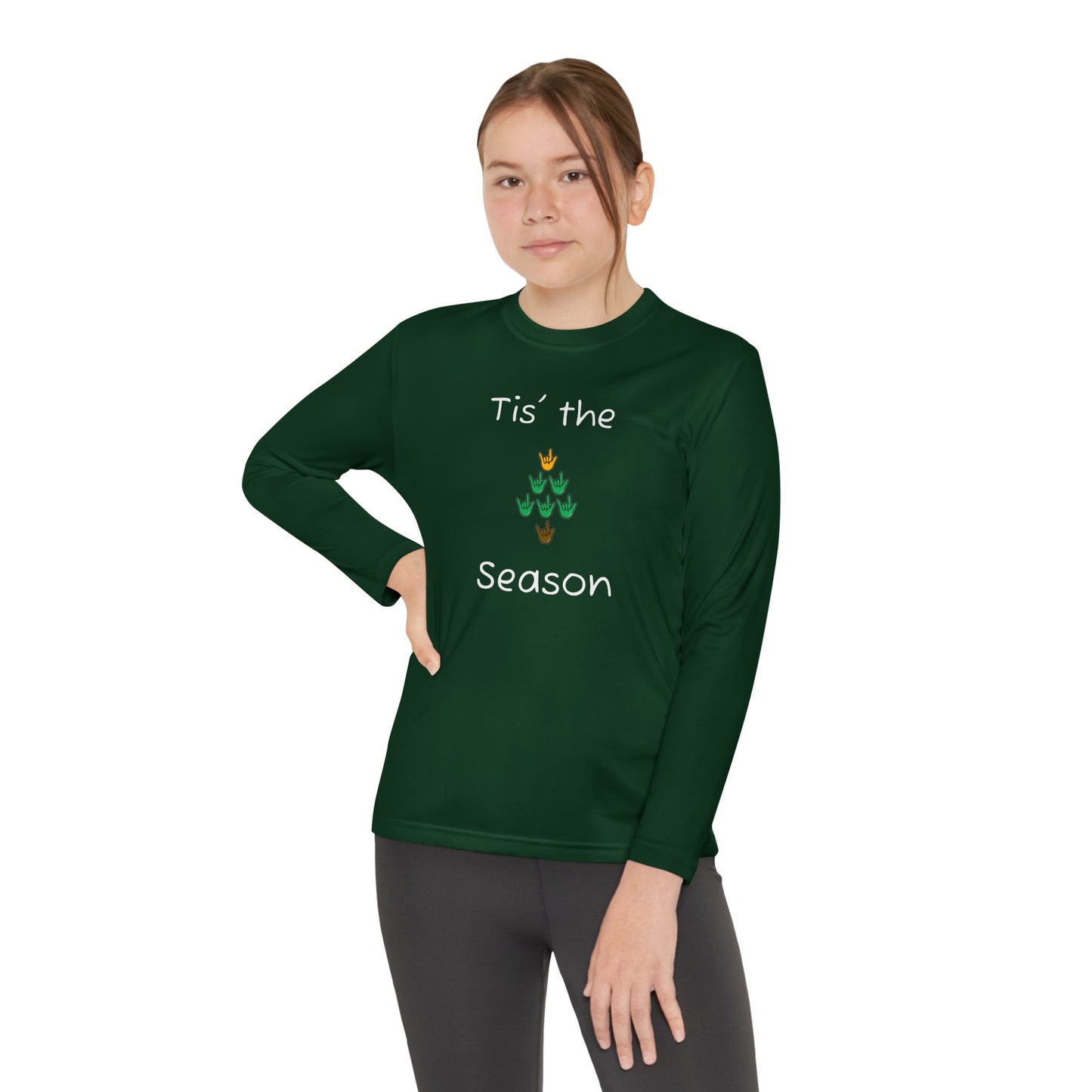 Tis' the Season ILY Youth Unisex Long Sleeve