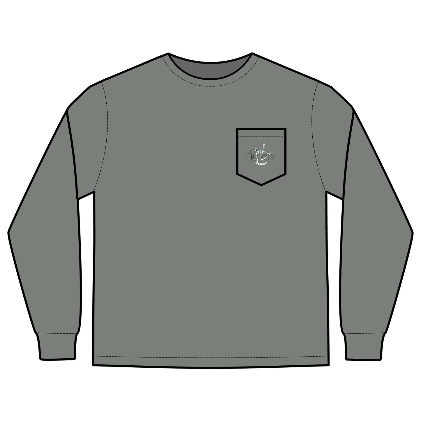 Deafying Designs Unisex Long Sleeve with Pocket