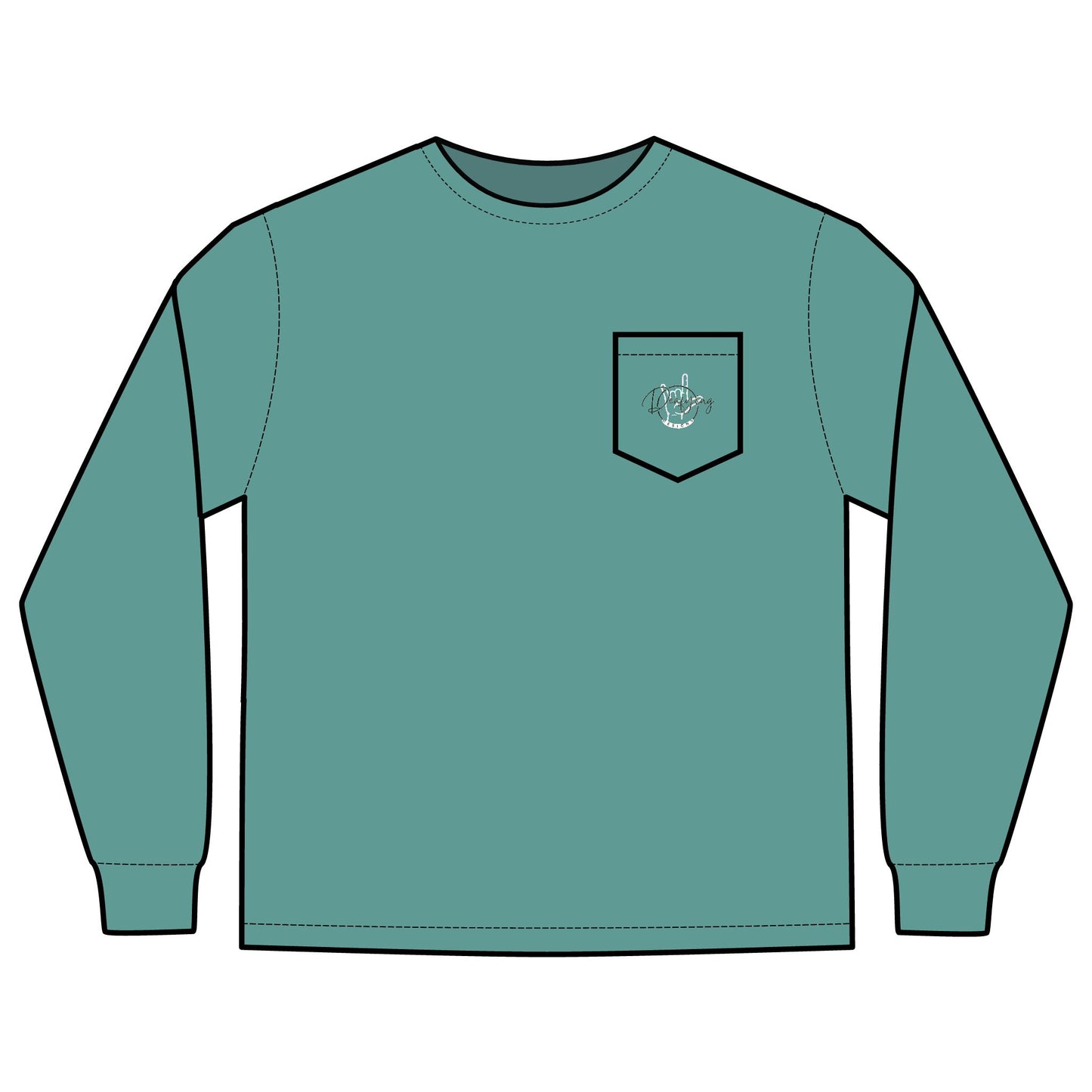 Deafying Designs Unisex Long Sleeve with Pocket