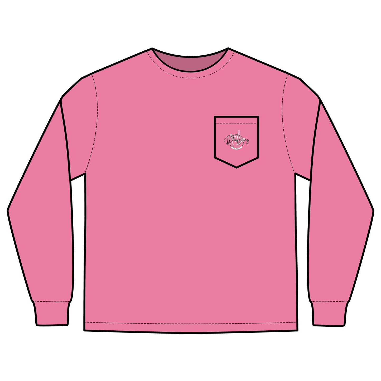 Deafying Designs Unisex Long Sleeve with Pocket