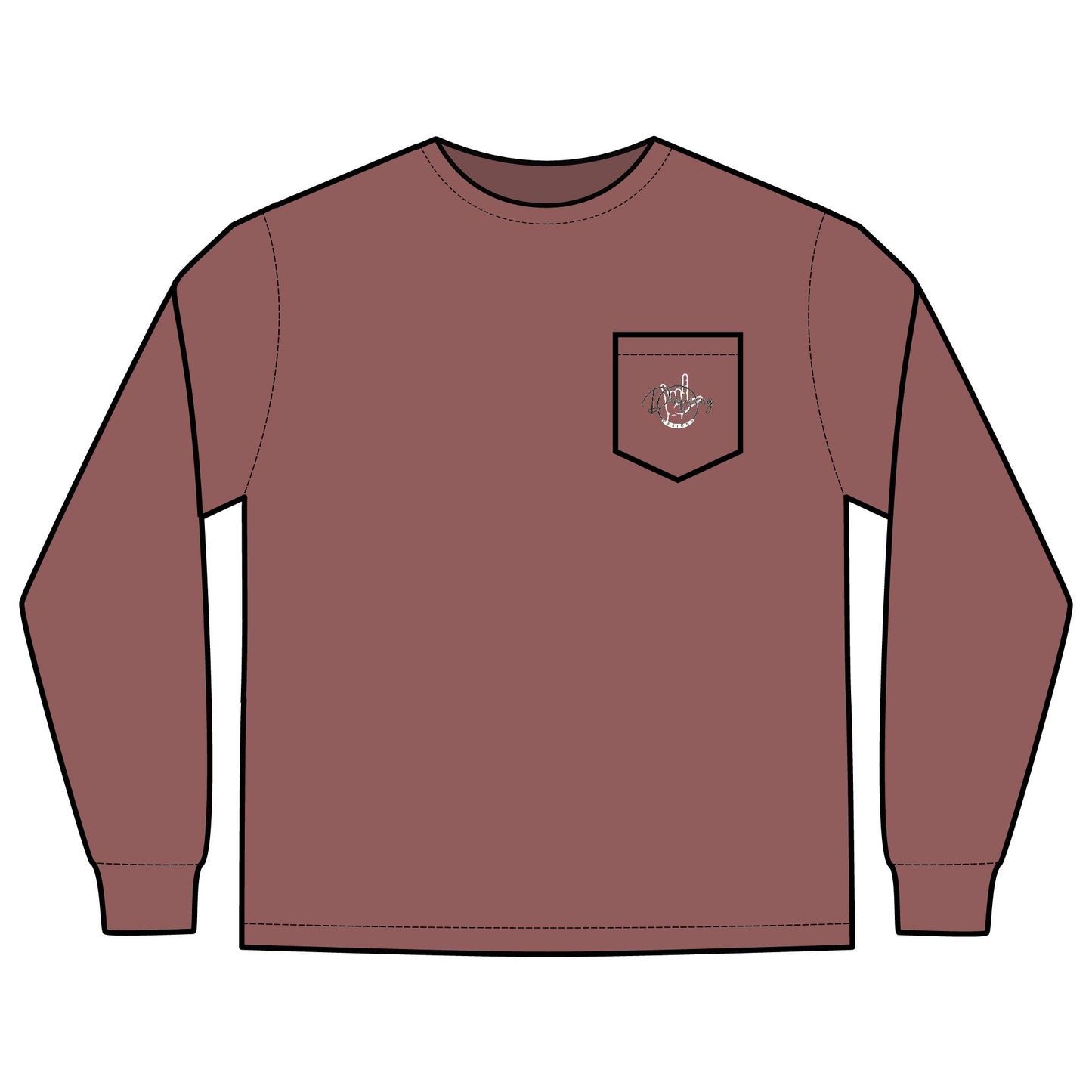 Deafying Designs Unisex Long Sleeve with Pocket