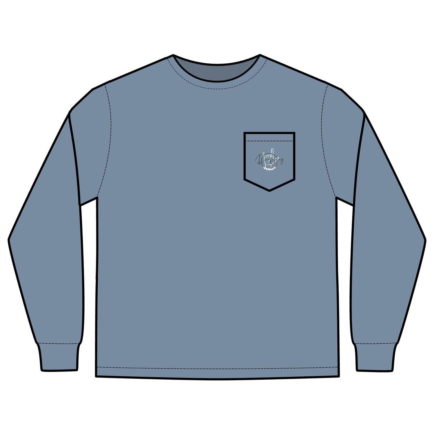 Deafying Designs Unisex Long Sleeve with Pocket