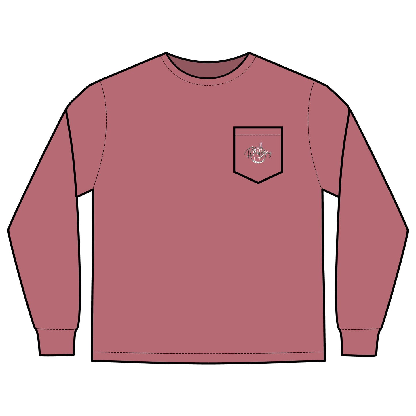 Deafying Designs Unisex Long Sleeve with Pocket