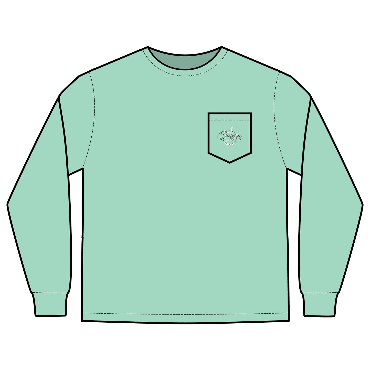 Deafying Designs Unisex Long Sleeve with Pocket