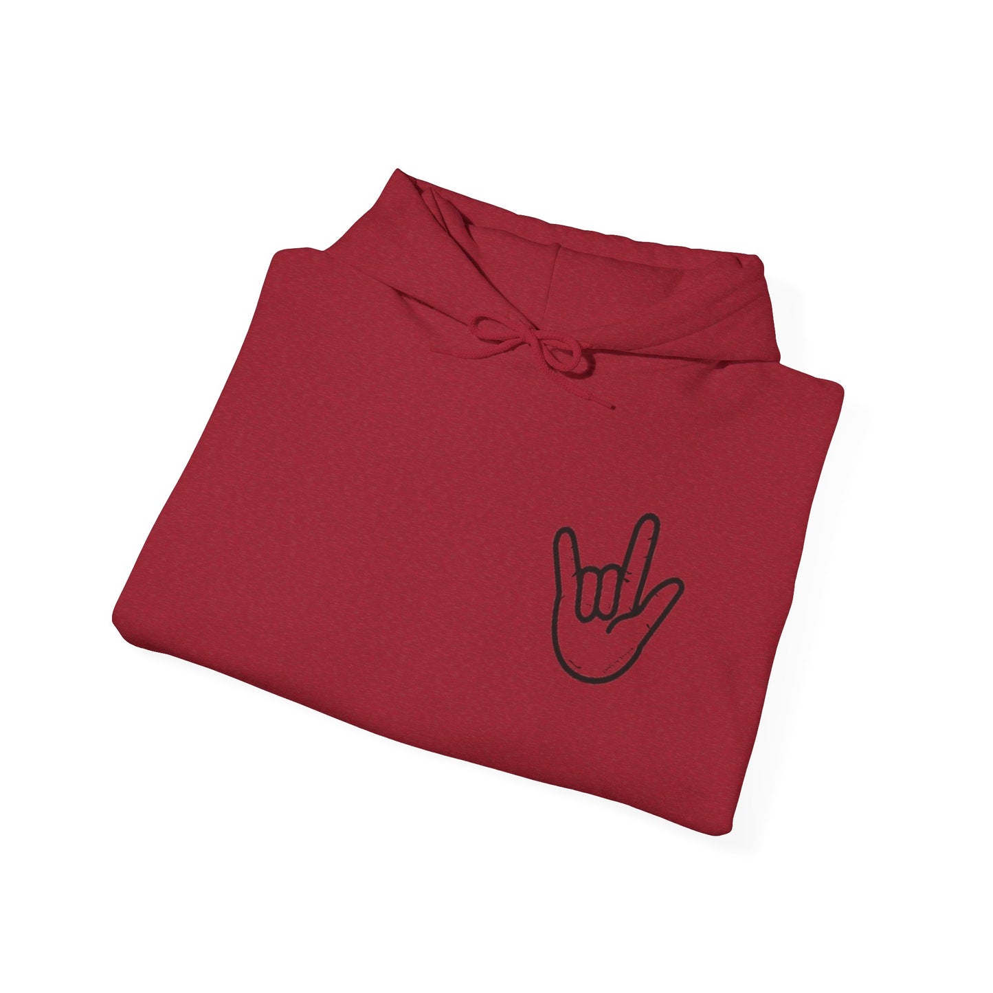ILY Unisex Hooded Sweatshirt Front/Back