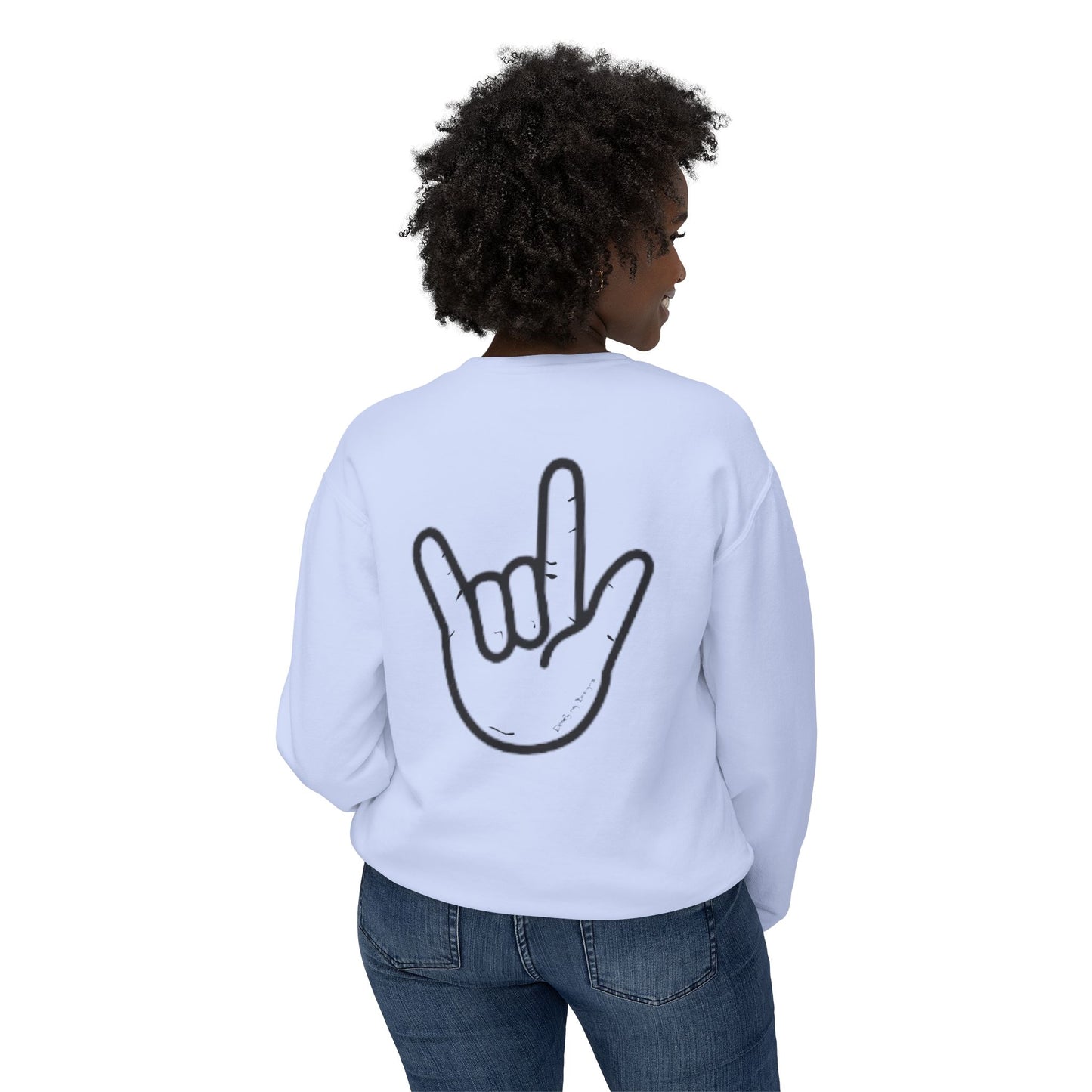 ILY Unisex Crewneck Front/Back
