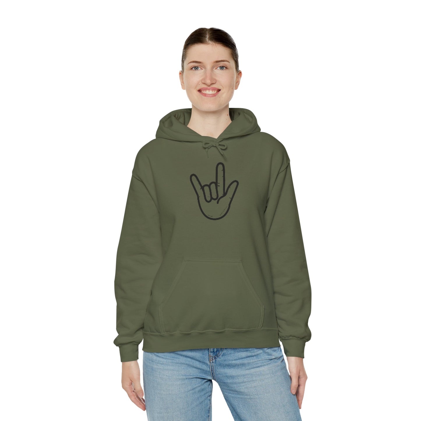 ILY Unisex Hooded Sweatshirt