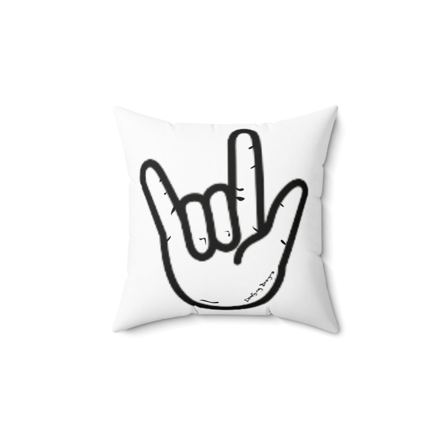 ILY Square Pillow