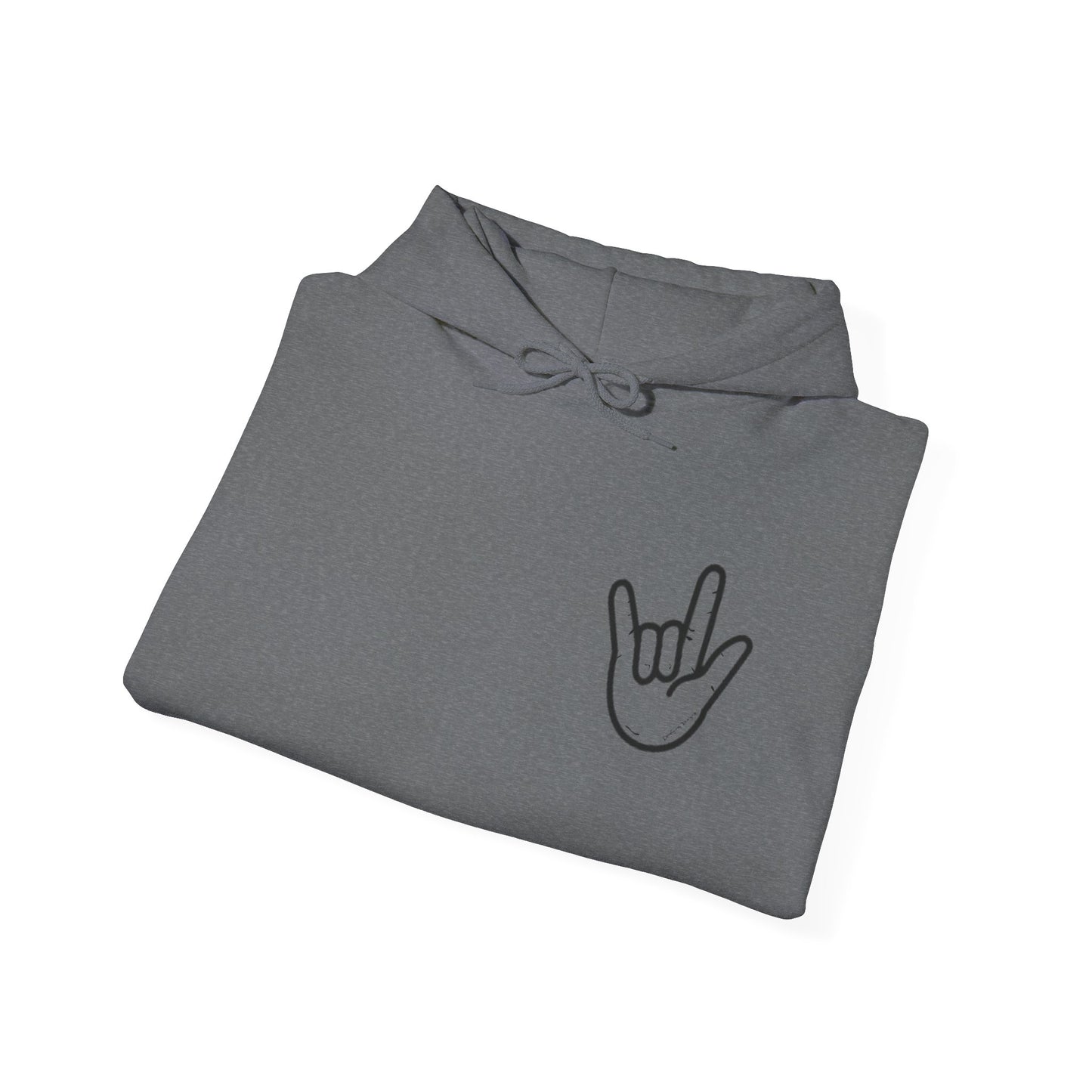 ILY Unisex Hooded Sweatshirt Front/Back