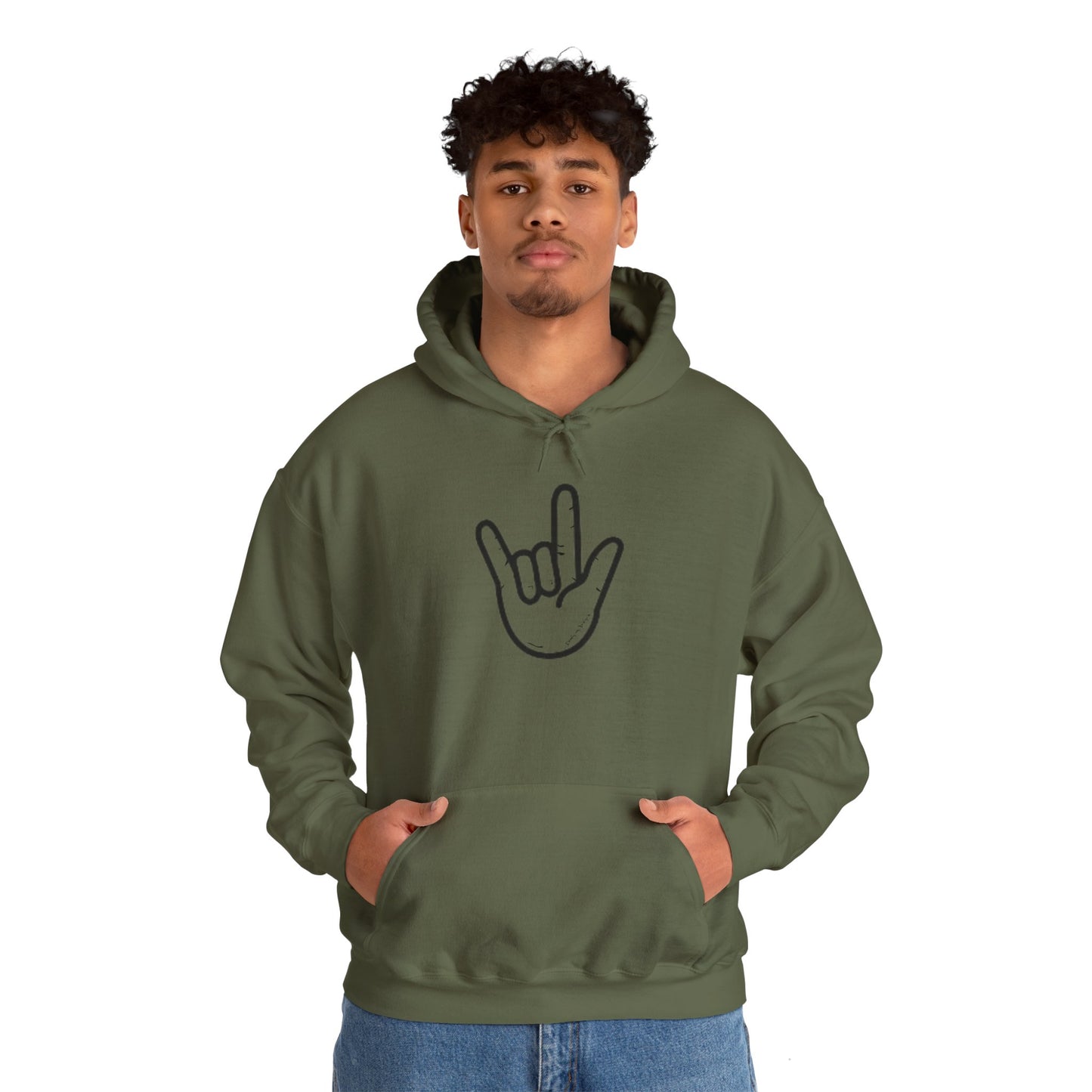 ILY Unisex Hooded Sweatshirt