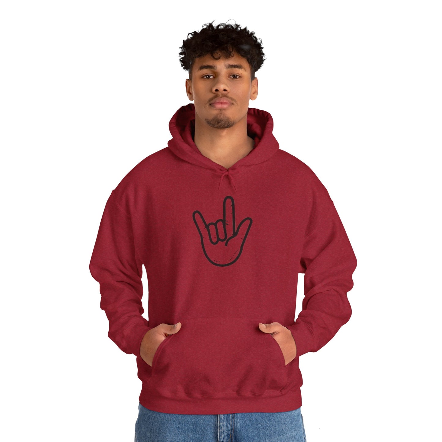 ILY Unisex Hooded Sweatshirt