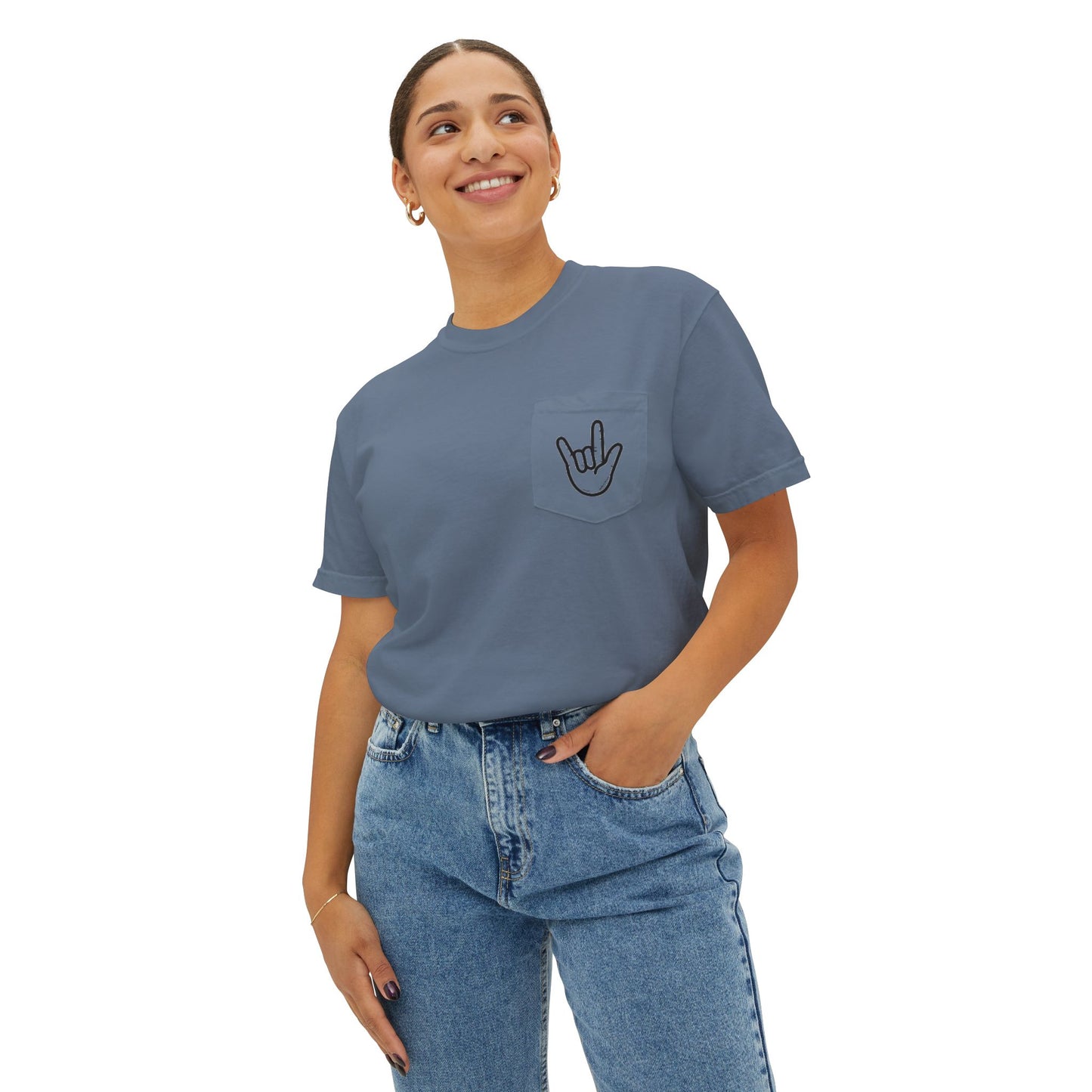 ILY Unisex Pocket T-Shirt