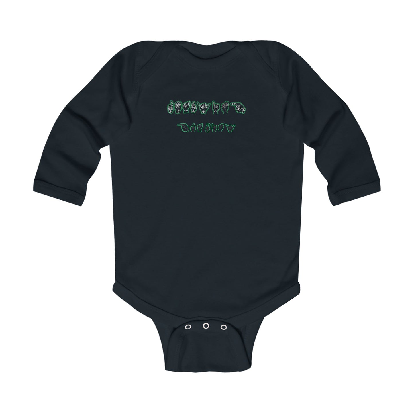 Deafying Gravity Infant Long-Sleeve Onesie