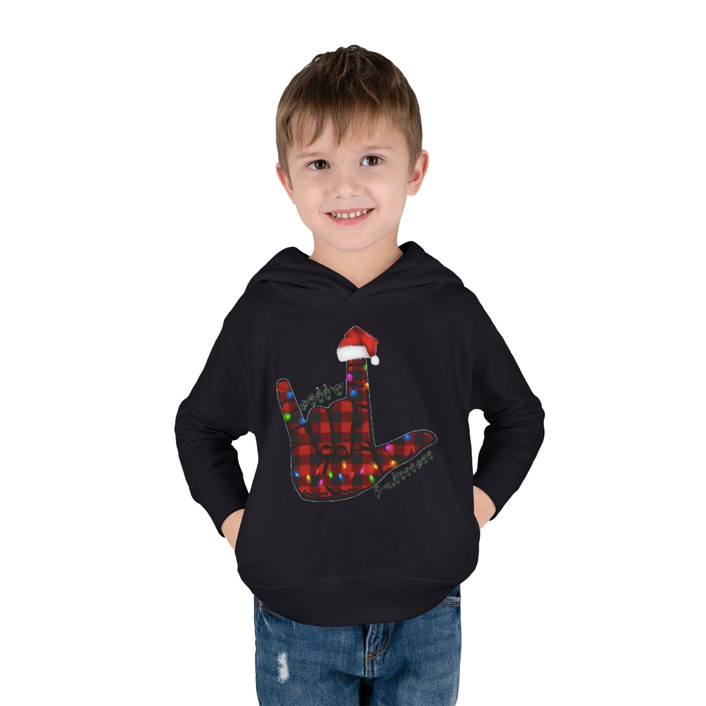 Merry Christmad ILY Toddler Unisex Hoodie