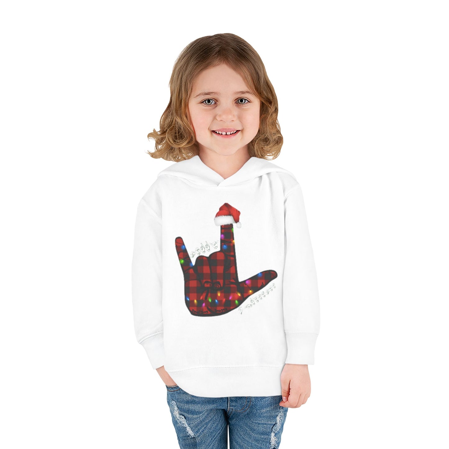 Merry Christmad ILY Toddler Unisex Hoodie
