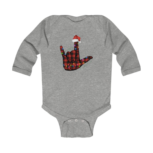 Merry Christmas ILY Unisex Infant Long Sleeve Onesie