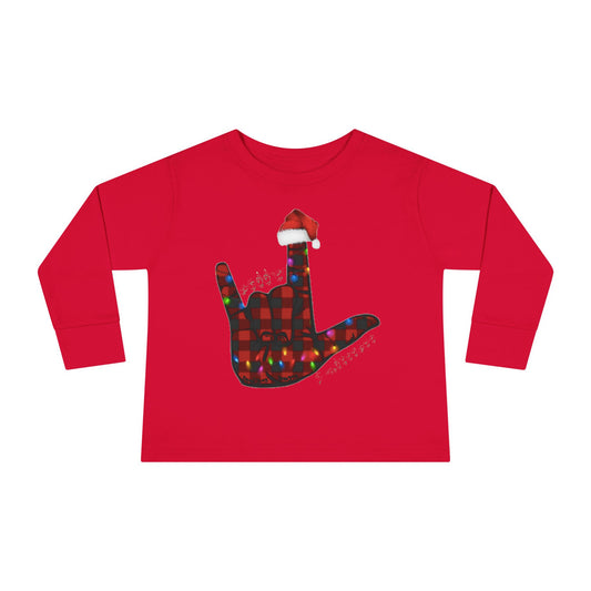 Merry Christmas ILY Toddler Unisex Long Sleeve