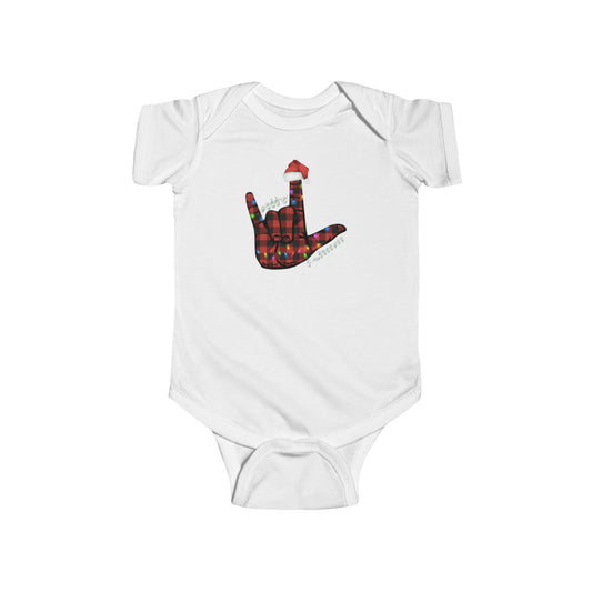 Merry Christmas ILY Infant Unisex Bodysuit