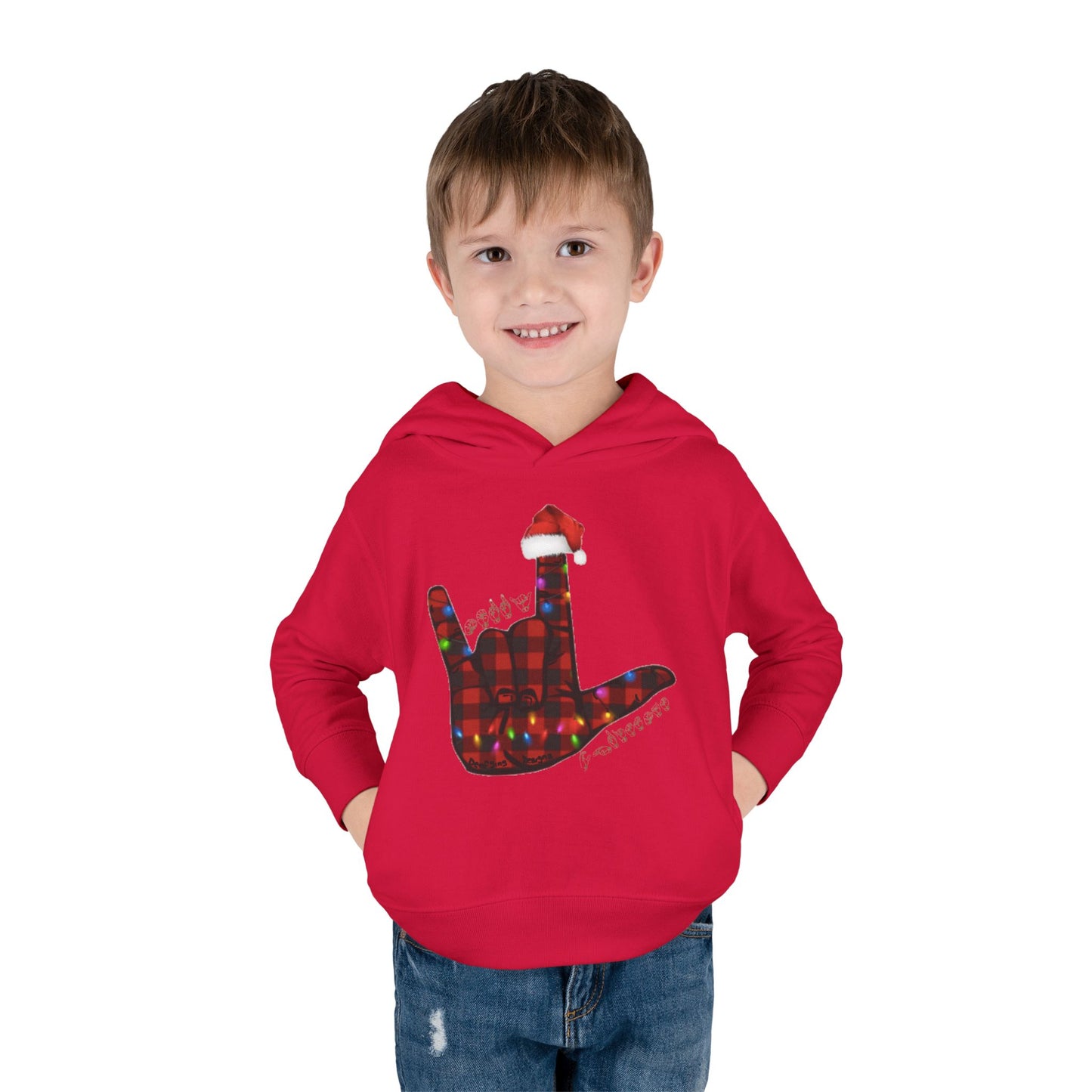 Merry Christmad ILY Toddler Unisex Hoodie