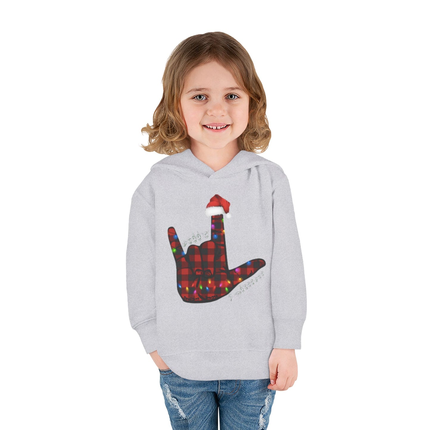 Merry Christmad ILY Toddler Unisex Hoodie