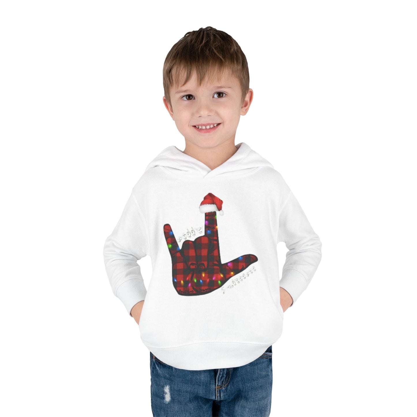 Merry Christmad ILY Toddler Unisex Hoodie