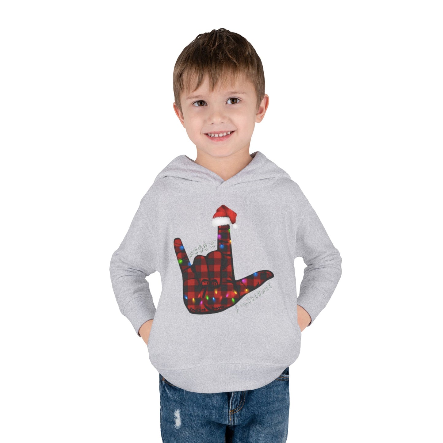 Merry Christmad ILY Toddler Unisex Hoodie