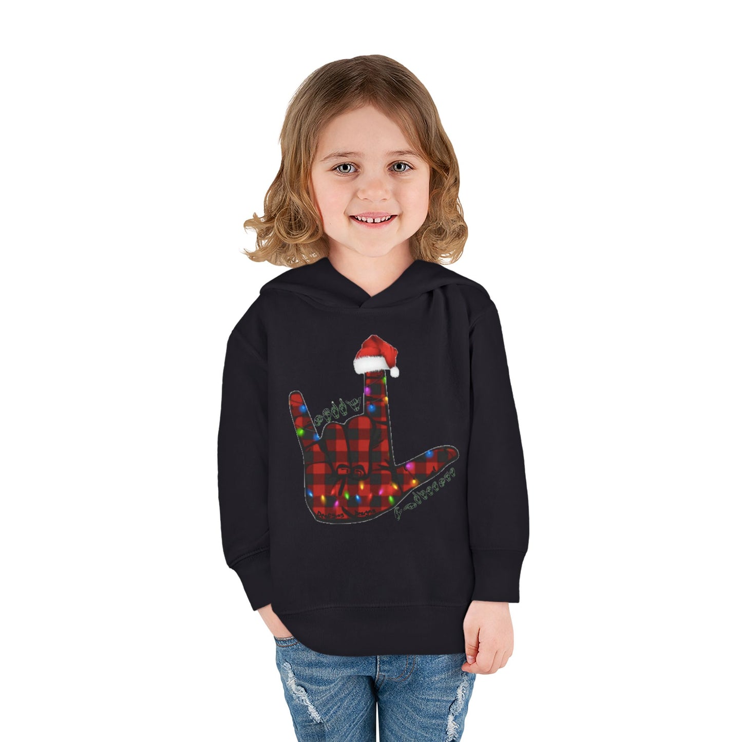 Merry Christmad ILY Toddler Unisex Hoodie