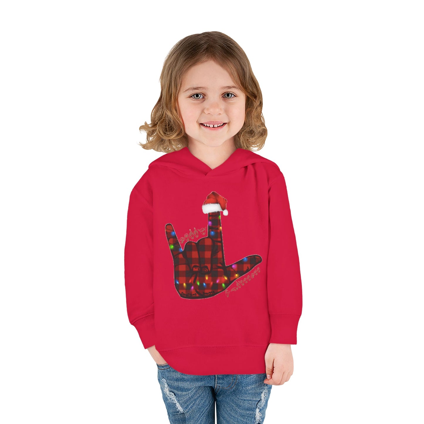 Merry Christmad ILY Toddler Unisex Hoodie
